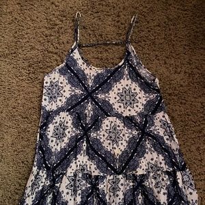 Steezyer Navy and White Dress